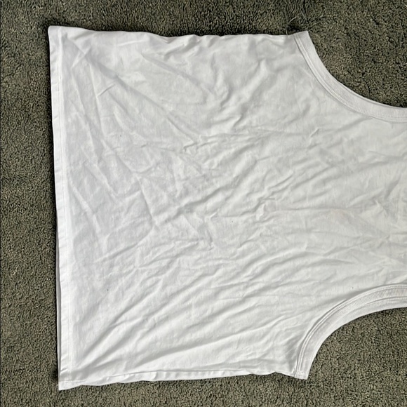 AC/DC White and Pink Tank Top with Lightning Bolts - Picture 9 of 13